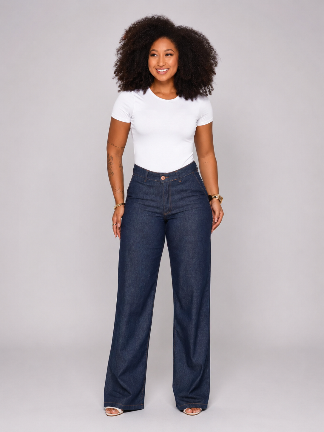 Calça Feminina Wide Leg - 39035