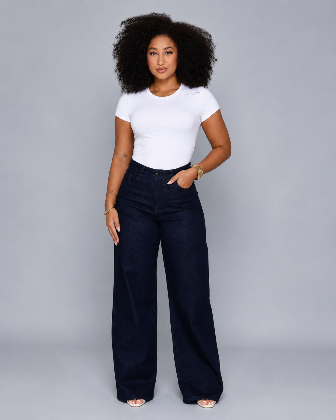 Calça Feminina Wide Leg - 38944