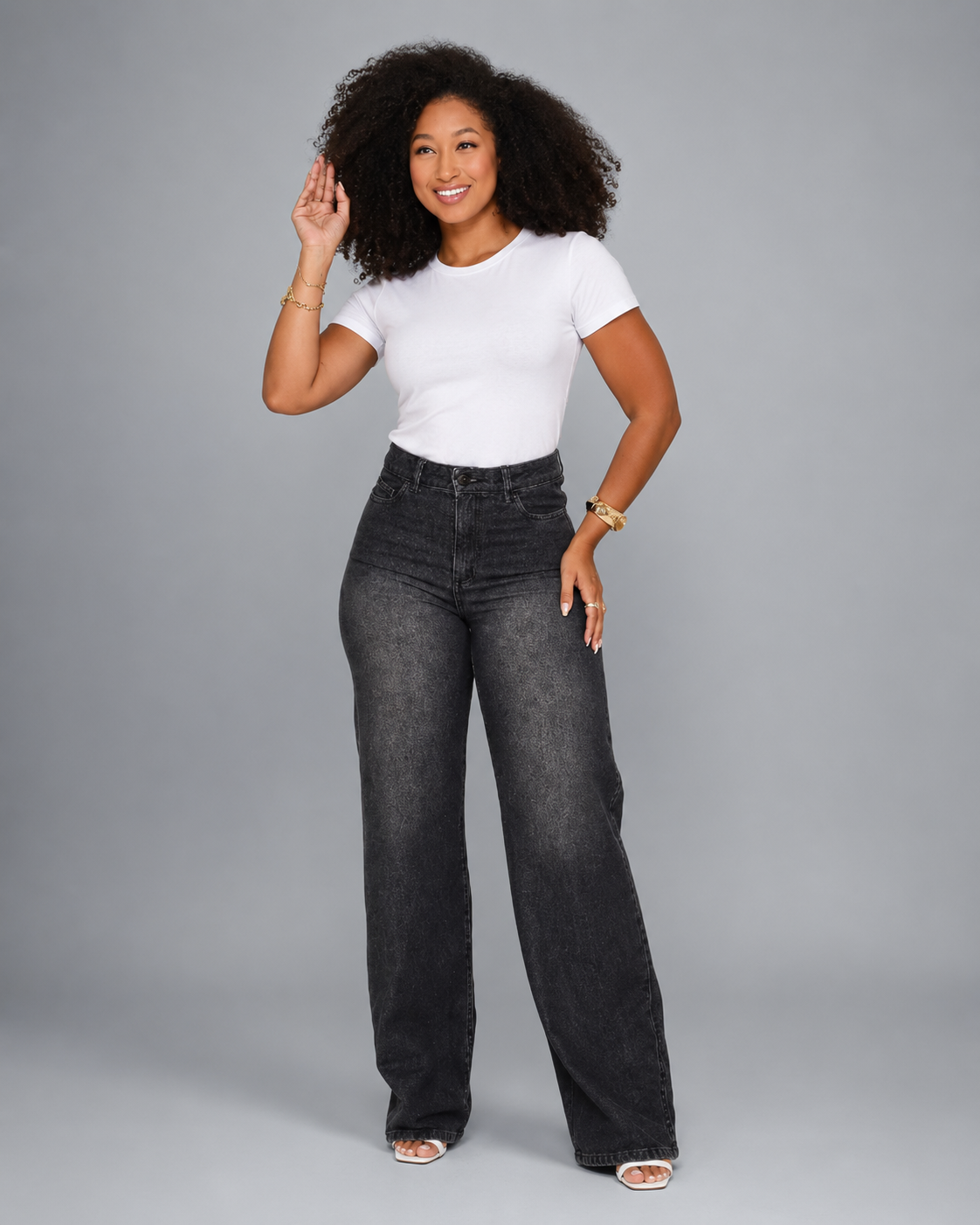 Calça Feminina Wide Leg Regular - 39216