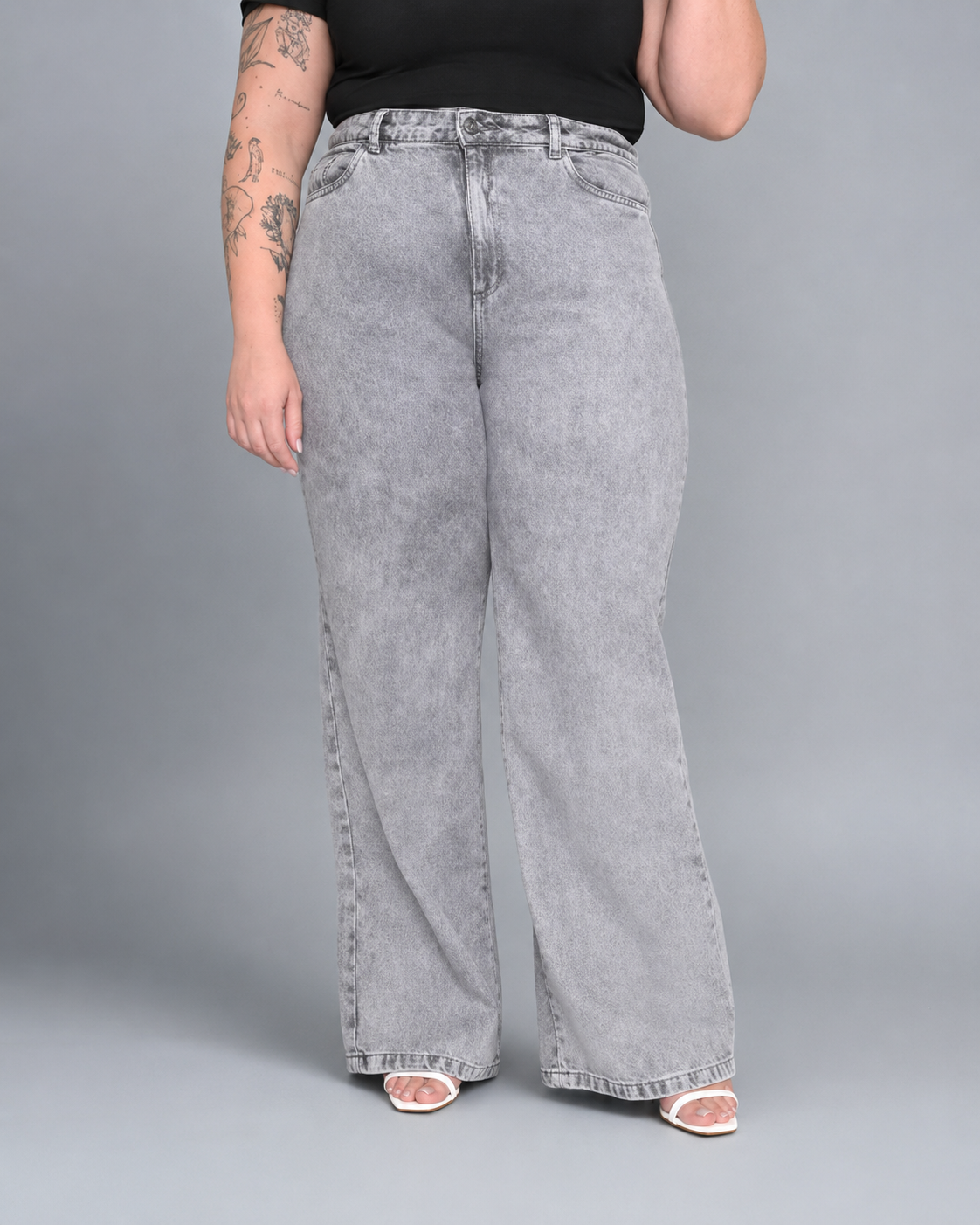 Calça Feminina Wide Leg Plus Size - 38990