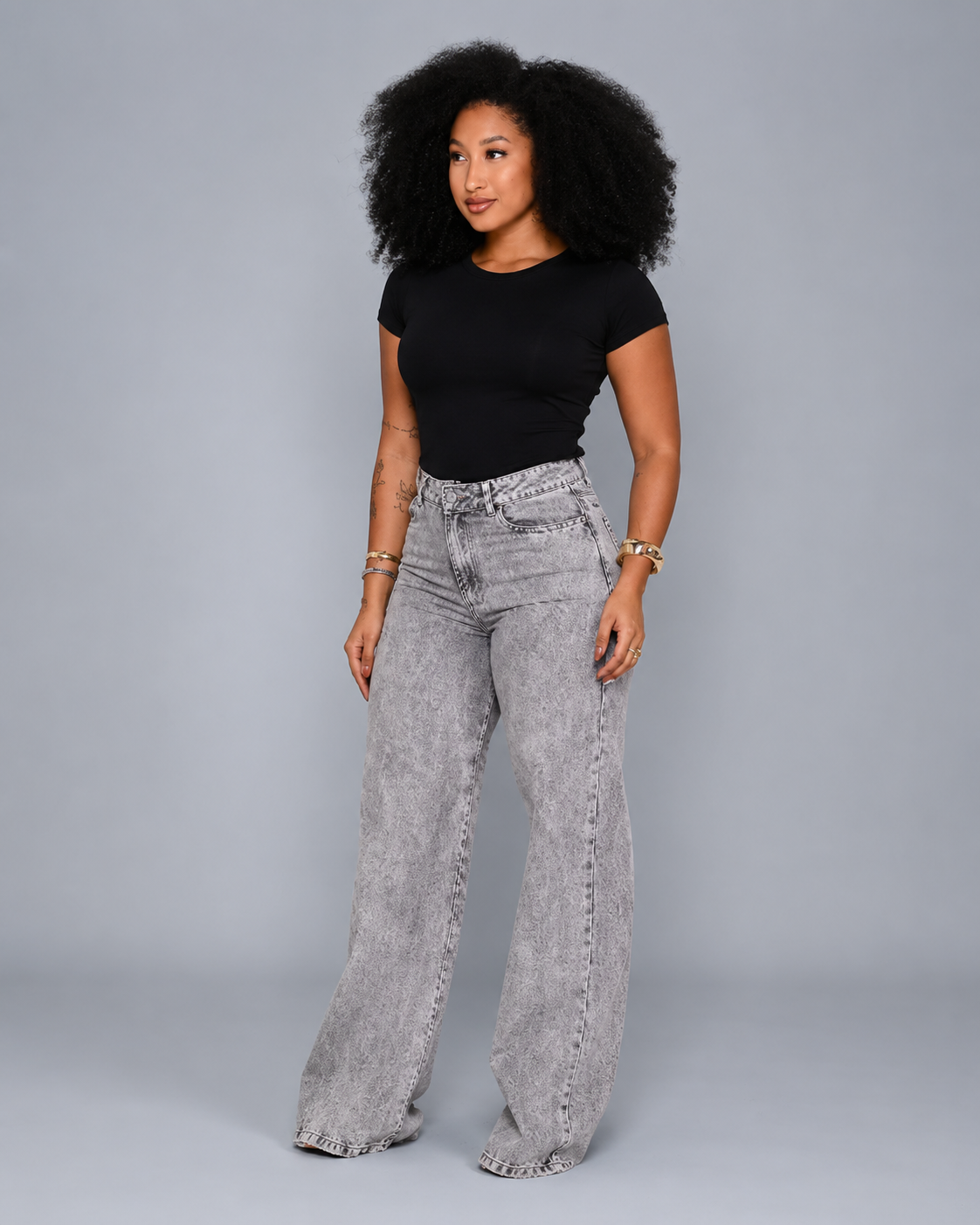 Calça Feminina Wide Leg Regular - 39015
