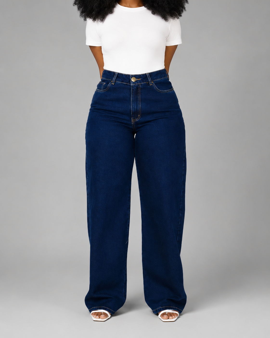 Calça Feminina Wide Leg Regular - 38991