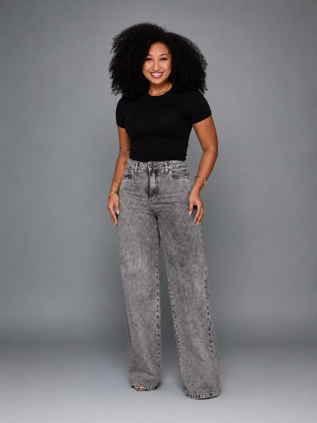 Calça Feminina Wide Leg Regular - 38989