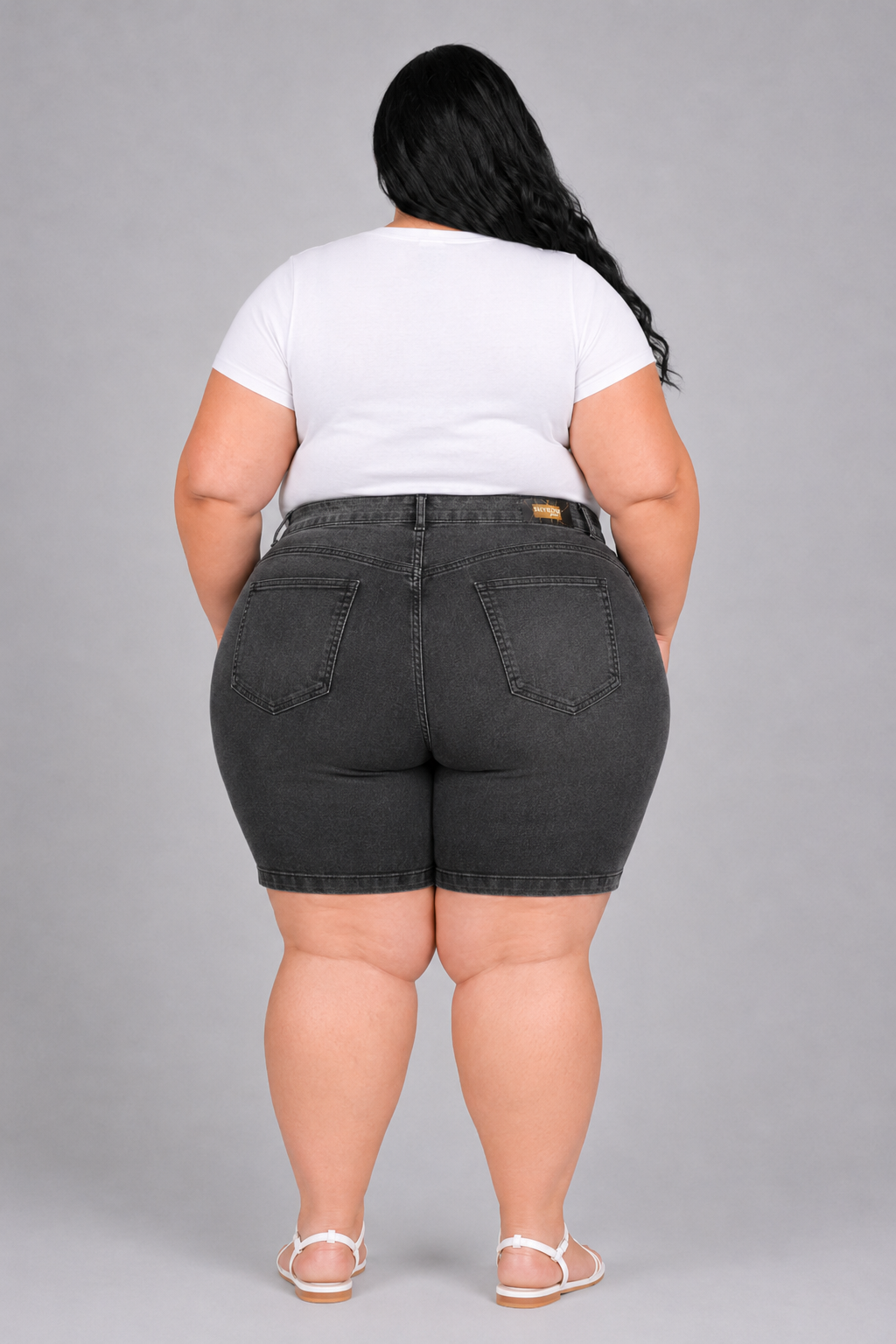Bermuda Feminina Meia Coxa Plus+ El - 39104