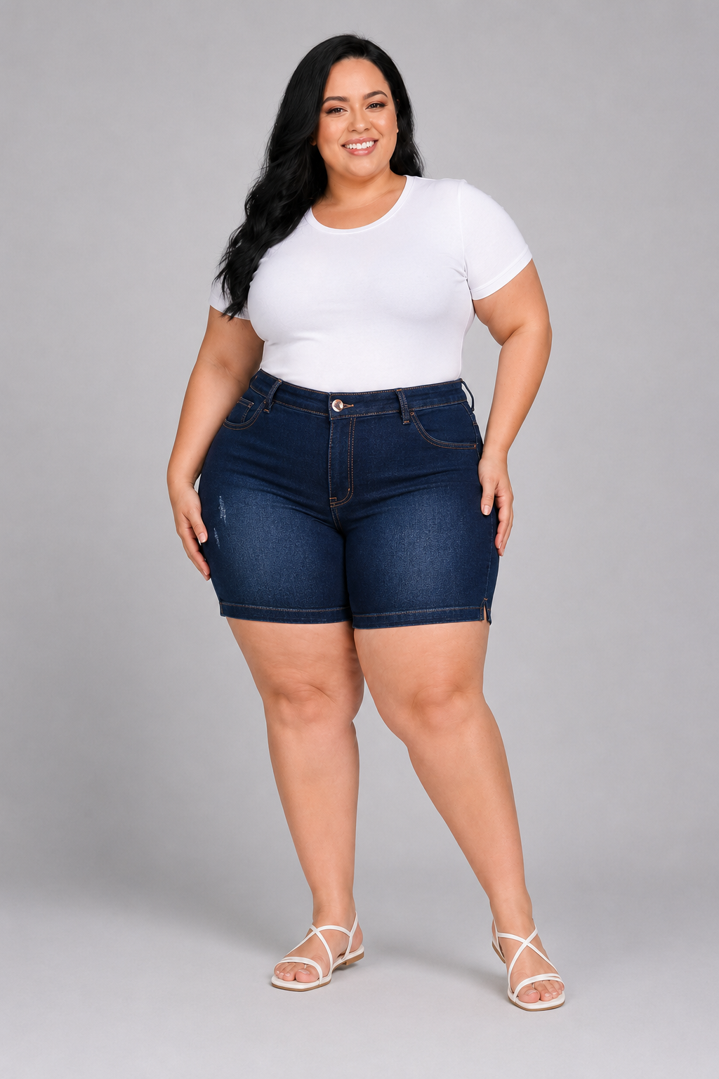 Shorts Feminino Plus+ El - 39088