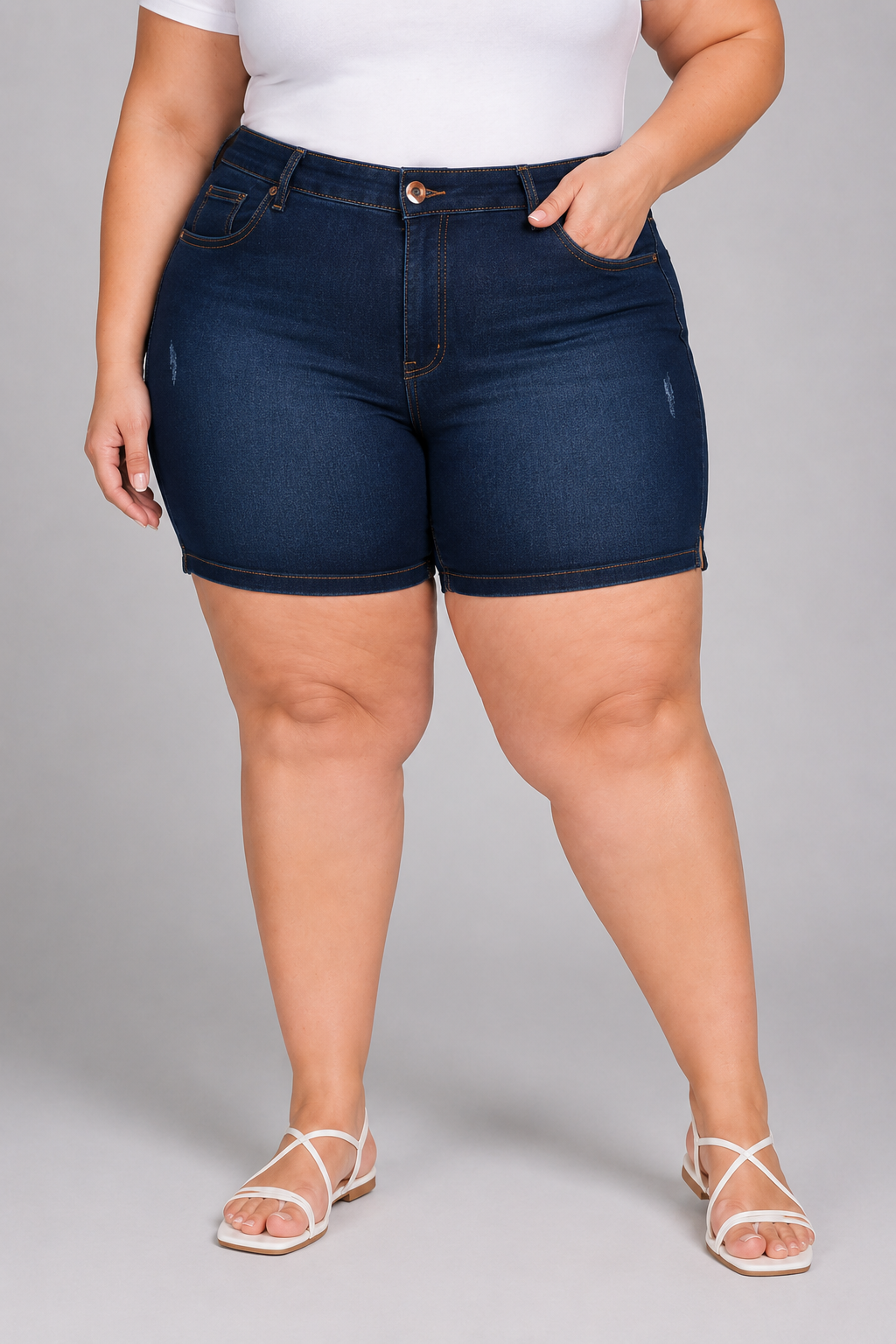 Shorts Feminino Plus+ El - 39088