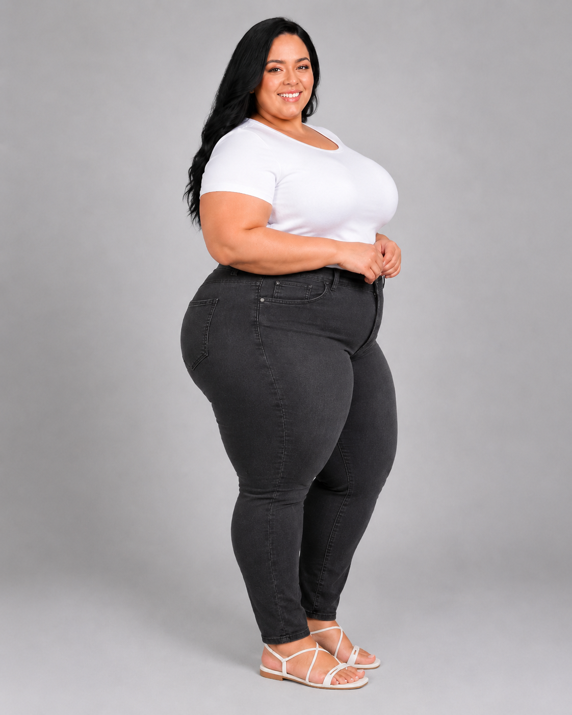Calça Cigarrete Plus+ EL - 38850