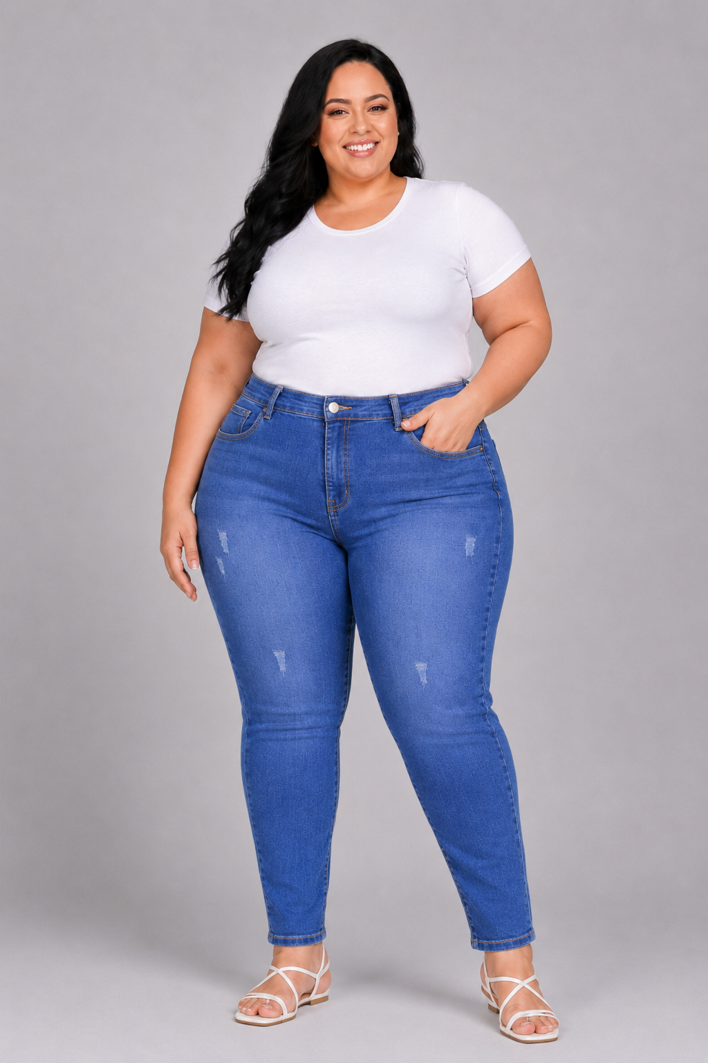 Calça Cigarrete Plus+ EL - 39291
