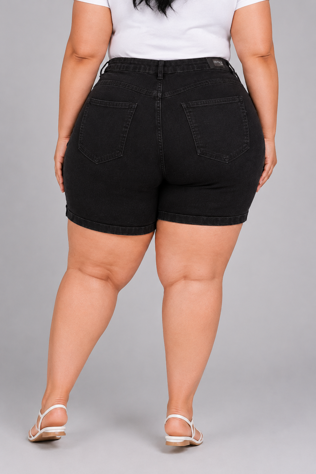 Bermuda Feminina Meia Coxa Plus+ EL - 39099