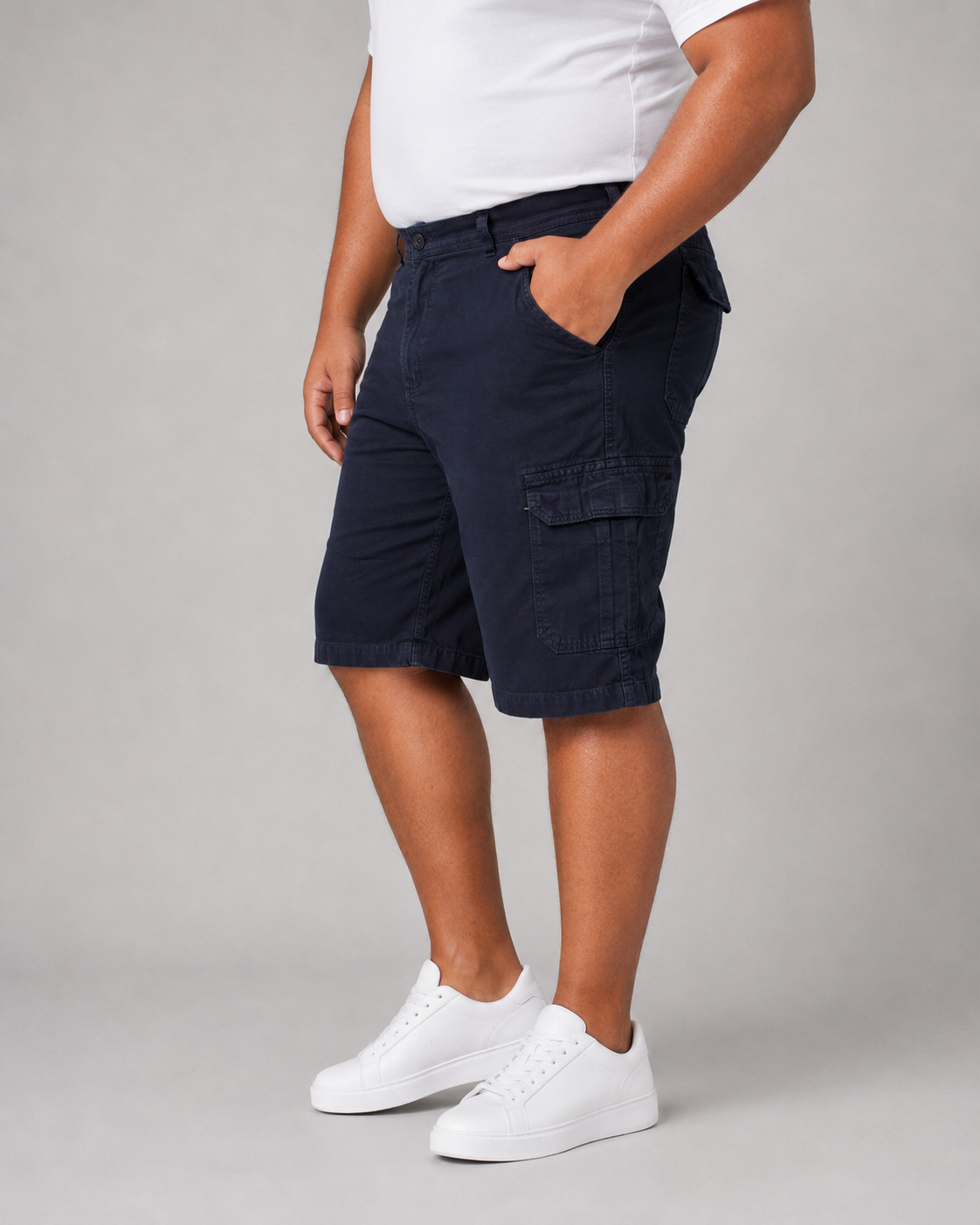 Bermuda Jeans Masculina Cargo Plus Size - 30294