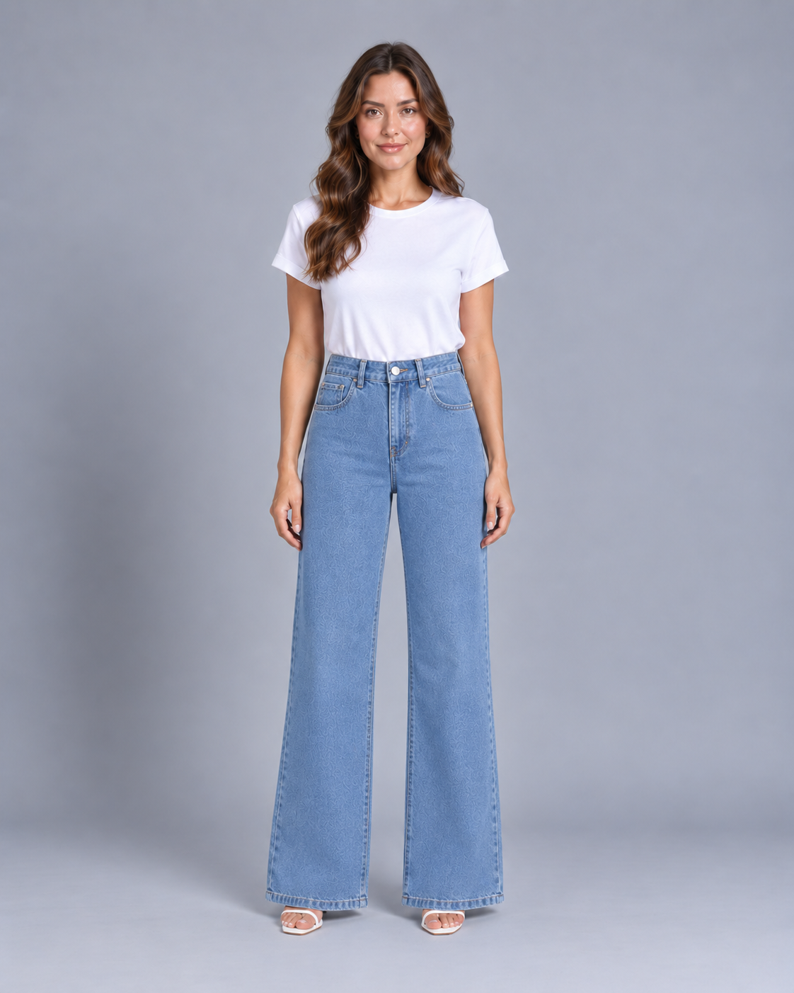 Calça Feminina Wide Leg Regular - 39481