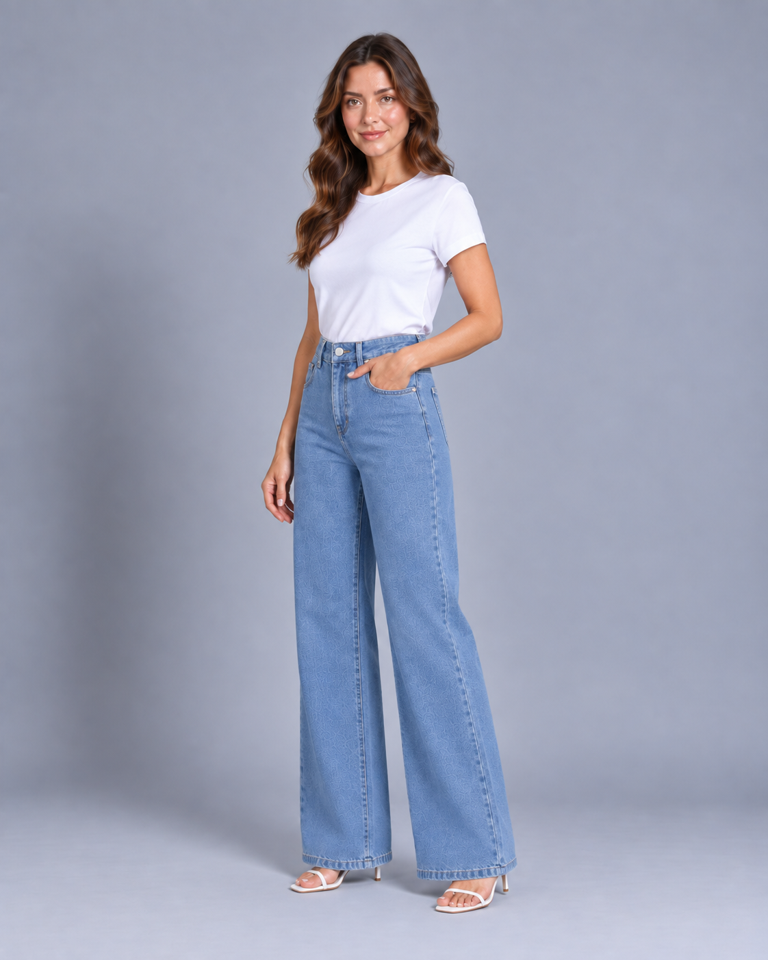 Calça Feminina Wide Leg Regular - 39481