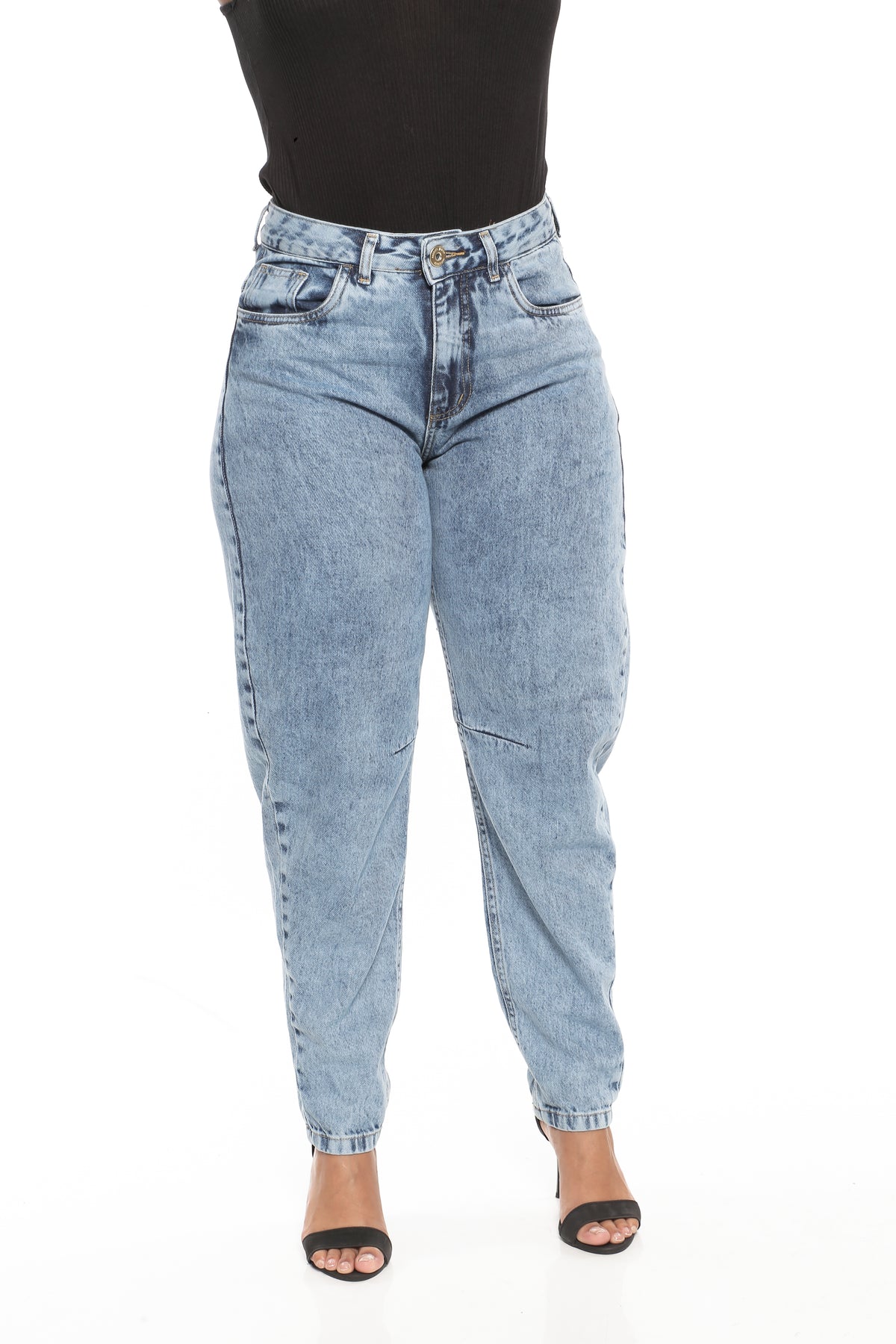 Calça Feminina Barrel Regular - 39458