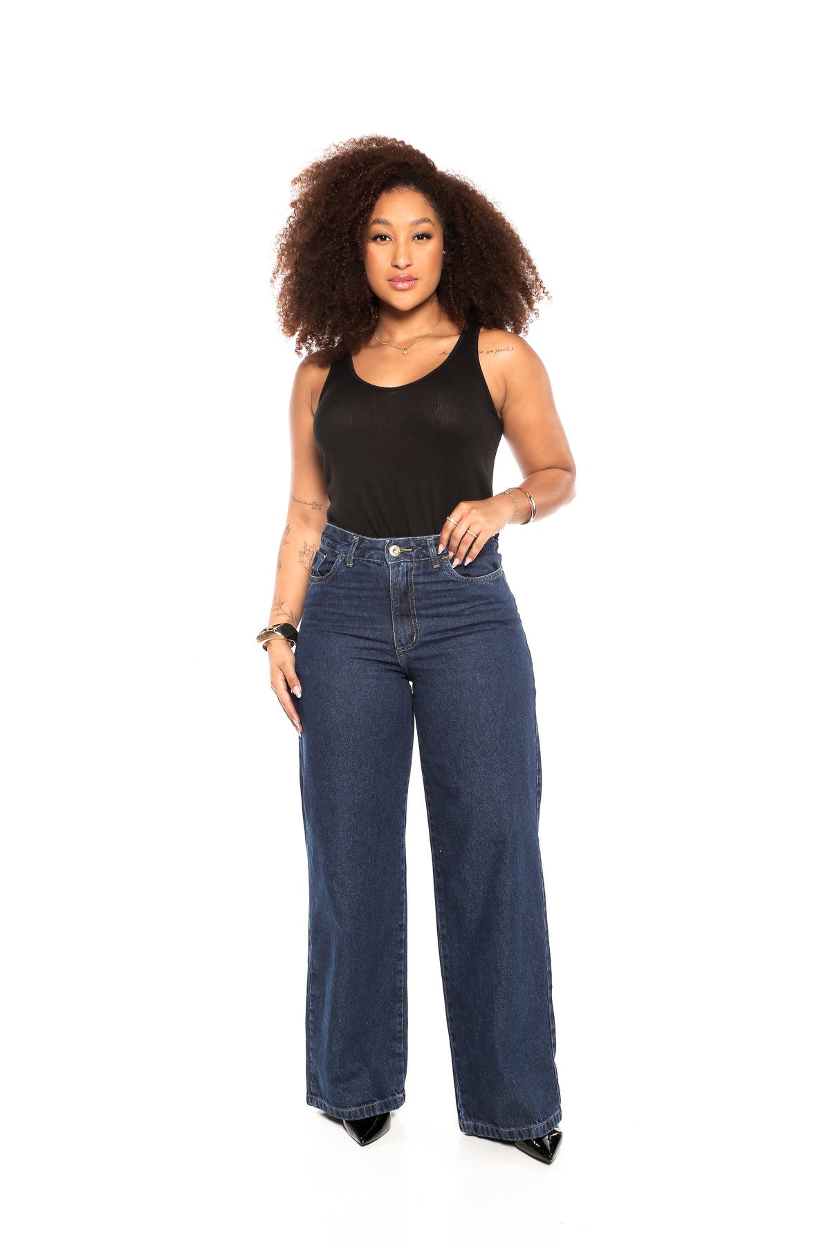 Calça Feminina Wide Leg Regular - 39480