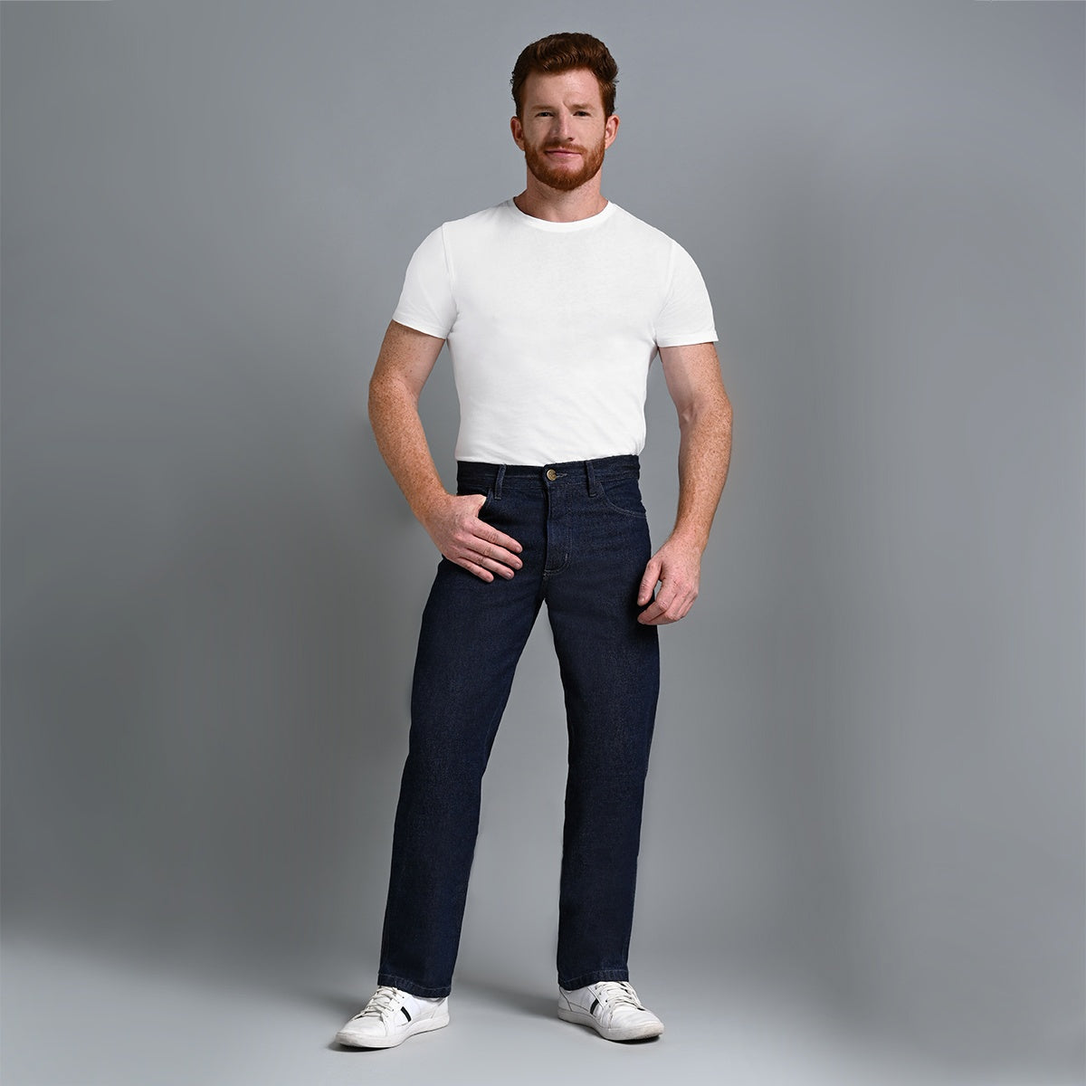 Calça Jeans Reta Masculina Stone - 22809