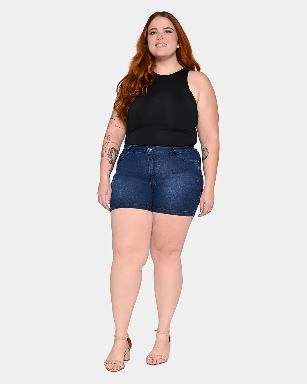 Shorts Feminino Plus Size El - 39058