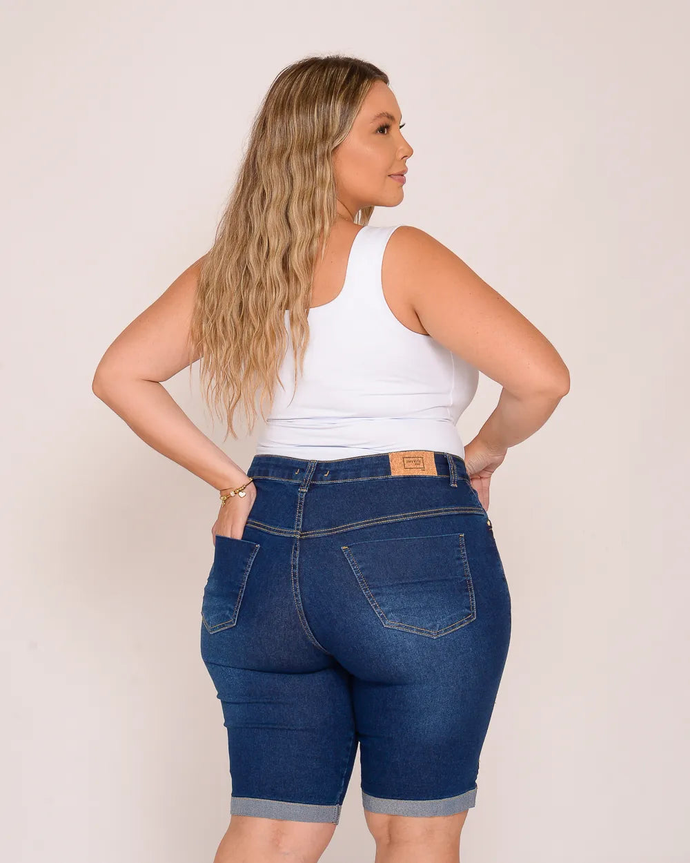 Bermuda Feminina Pedal Plus Size - 39075