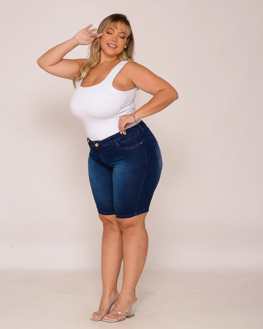 Bermuda Feminina Ciclista Plus Size El - 39255
