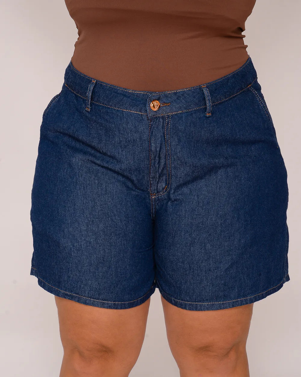 Bermuda Feminina Meia Coxa Plus - 39278