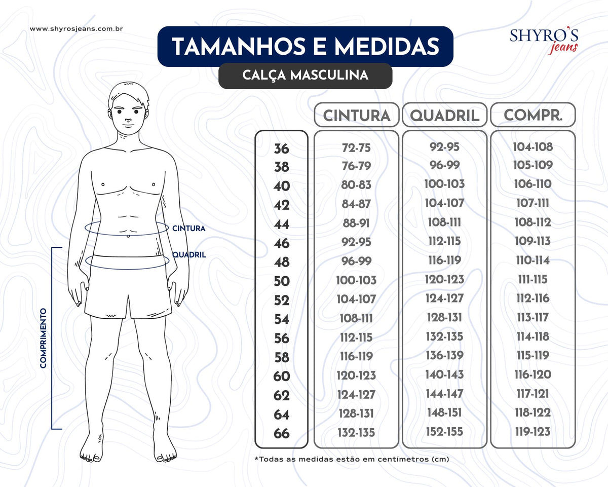 Tamanhos e Medidas