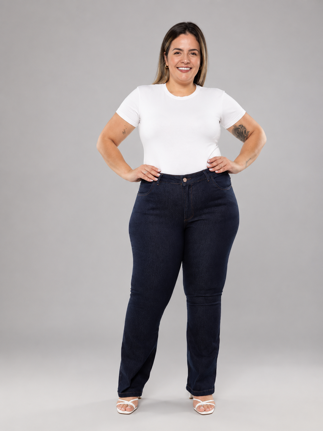 Calça Flare Plus Size - 39429