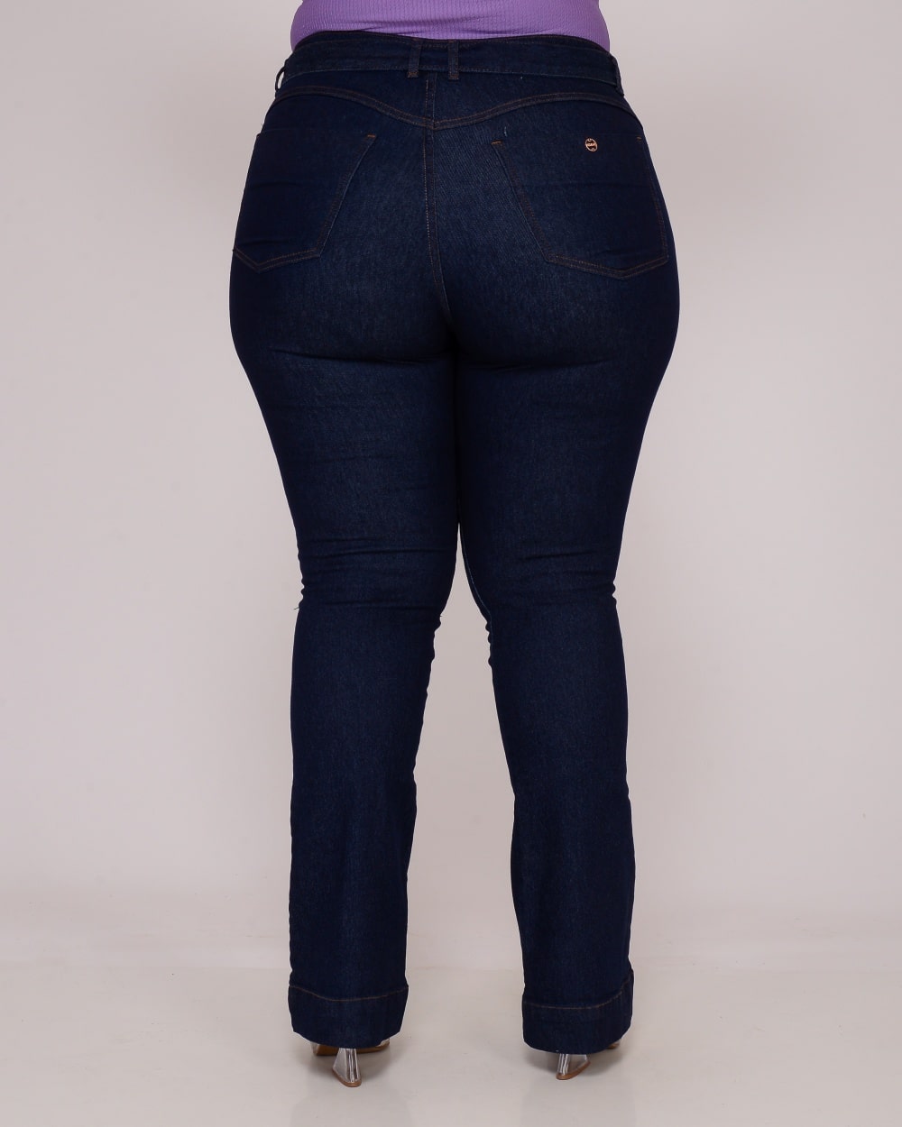 Calça Fem Flare Plus Size - 37945