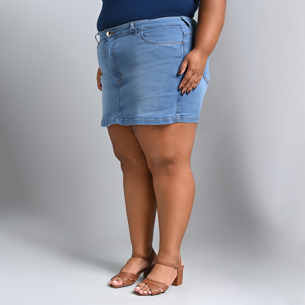 Shorts Saia Jeans Plus Size - 39183