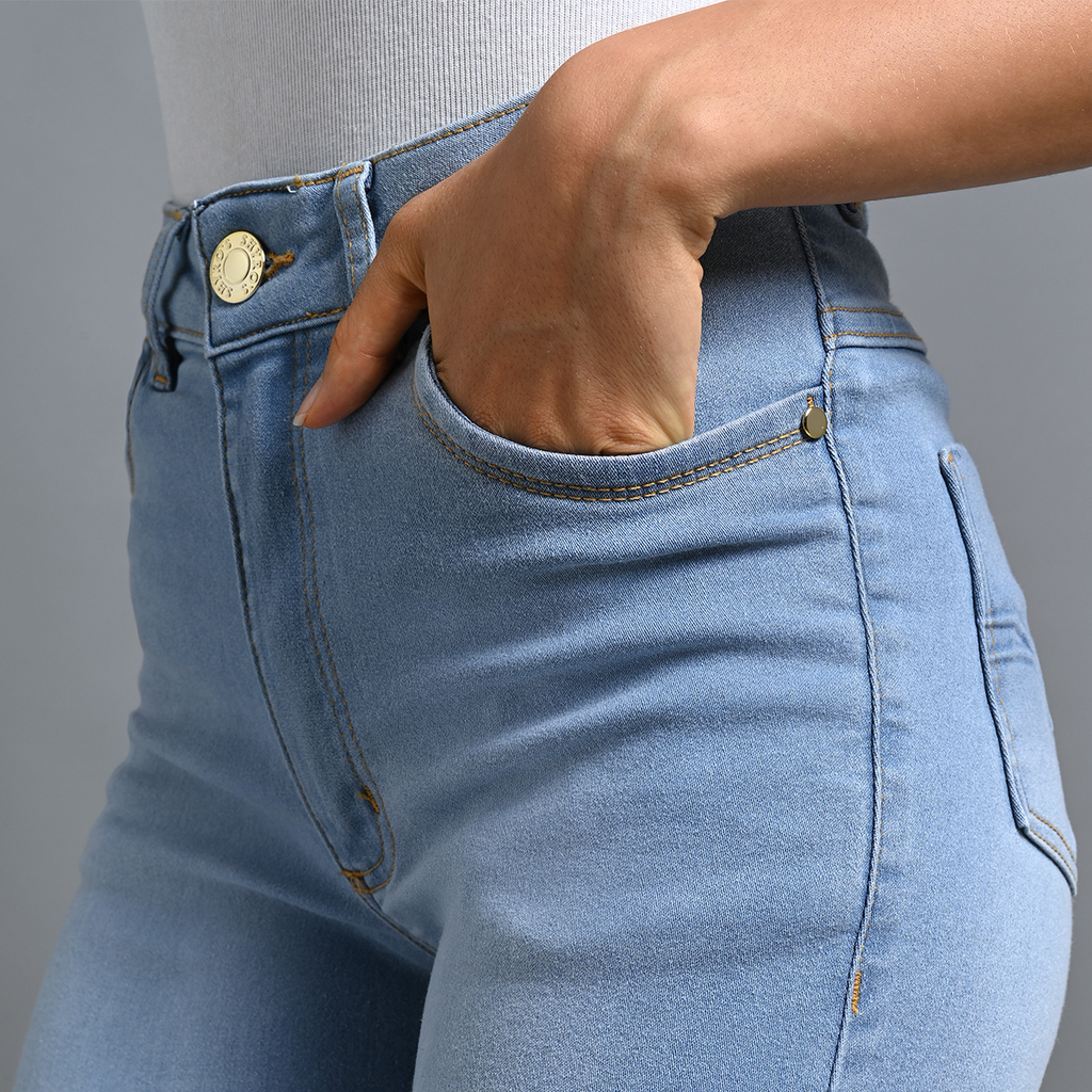 Bermuda Jeans Ciclista Regular - 39247