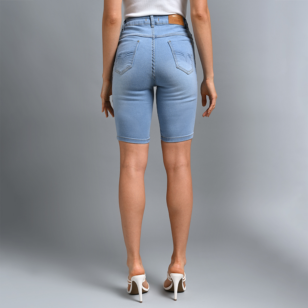 Bermuda Jeans Ciclista Regular - 39247