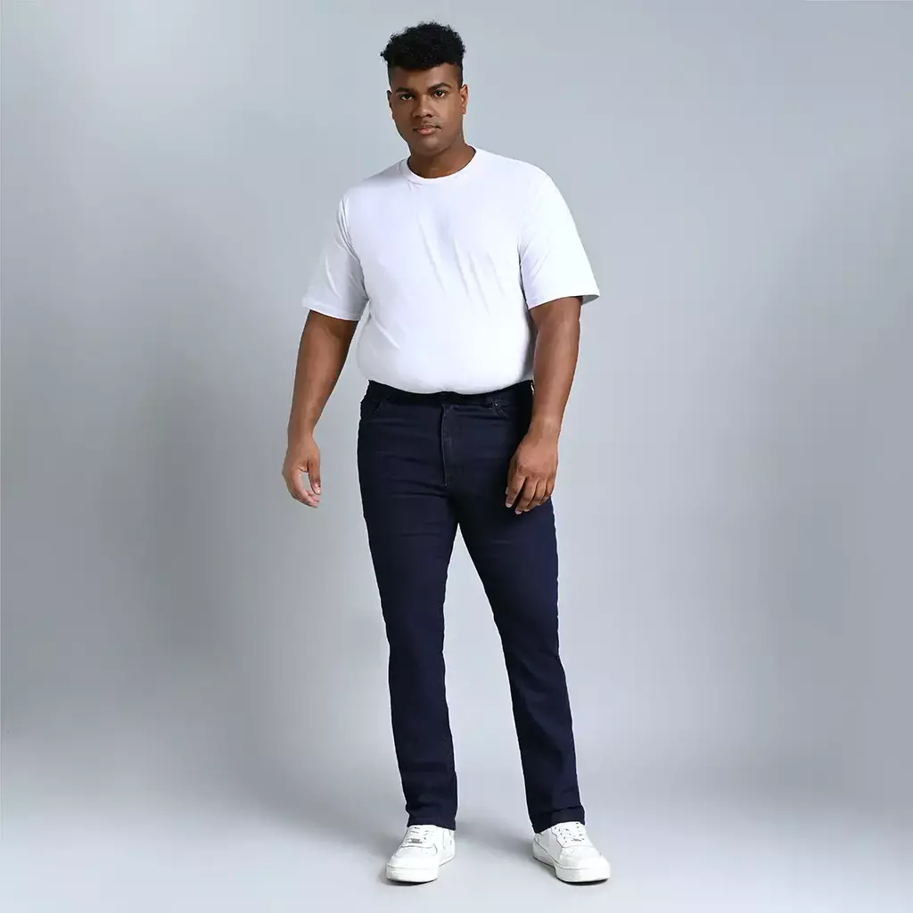 Calça Jeans Masculina Básica Plus Size - 37160