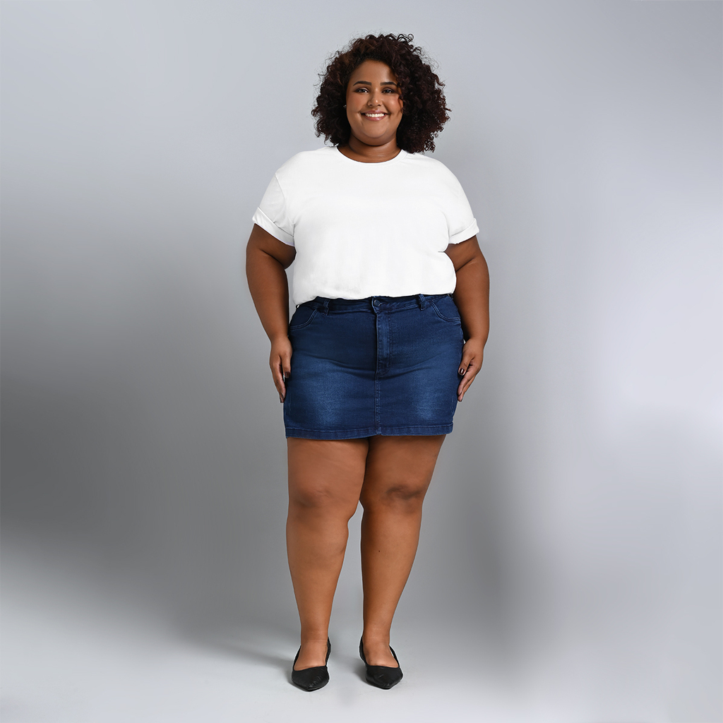 Shorts Saia Jeans Plus Size - 39185