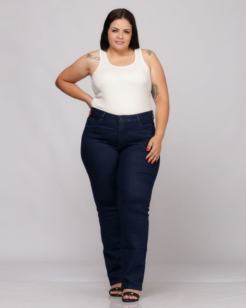 Calça Jeans Feminina Plus Size - 37486