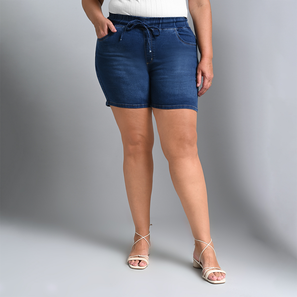 Bermuda Feminina Meia Coxa Plus Size El - 39097