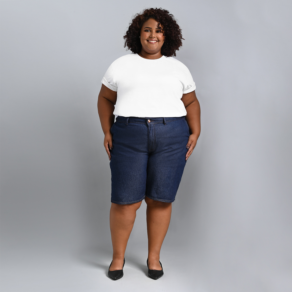 Bermuda Jeans Pedal Plus Size - 39279