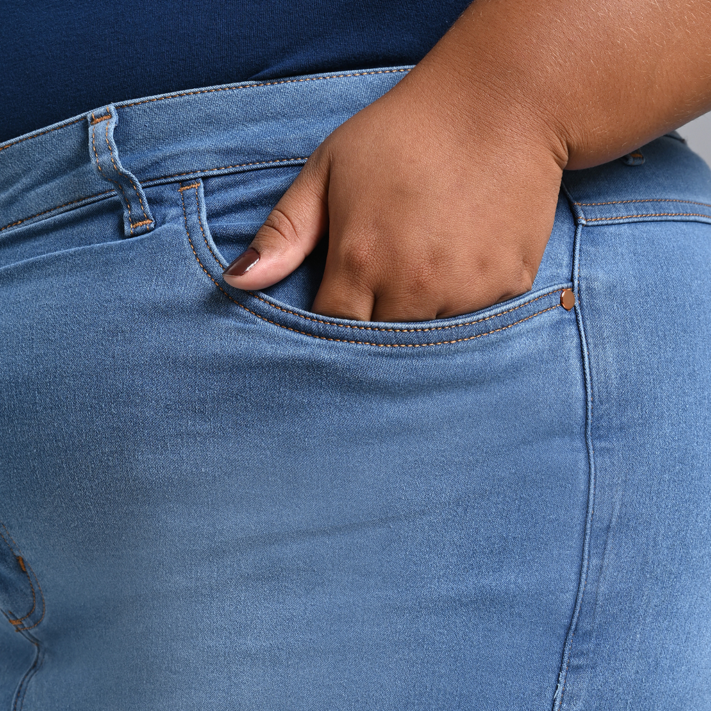 Shorts Saia Jeans Plus Size - 39183