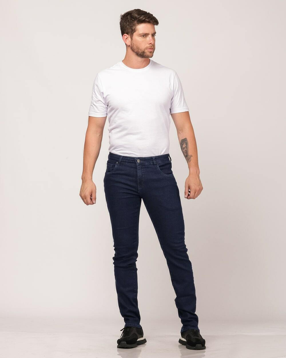 Calca Masc Long Regular El - 38993