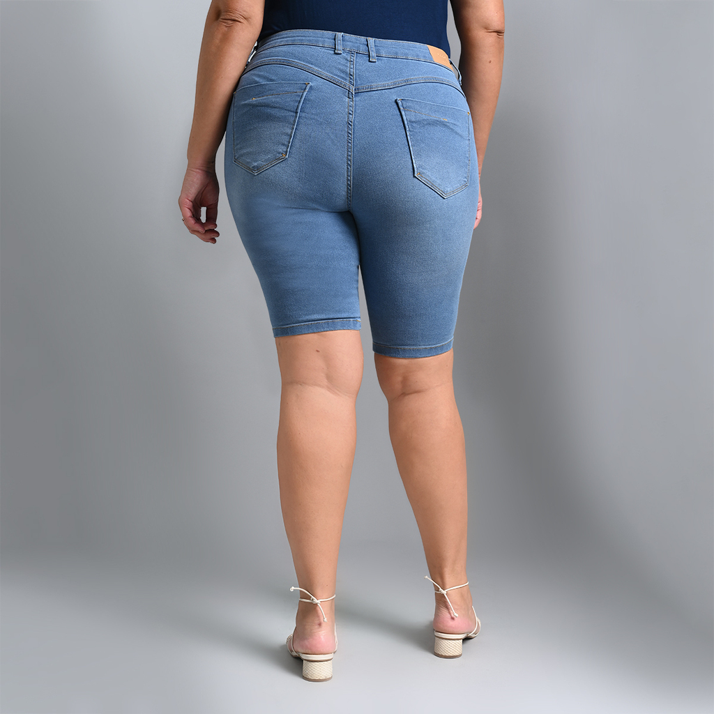 Bermuda Jeans Pedal Plus Size EL - 39277