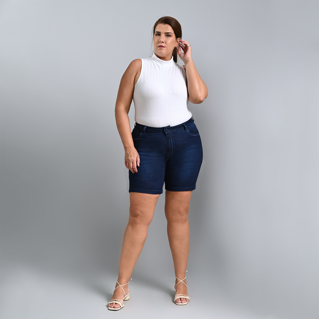 Bermuda Meia Coxa Plus Size - 39227