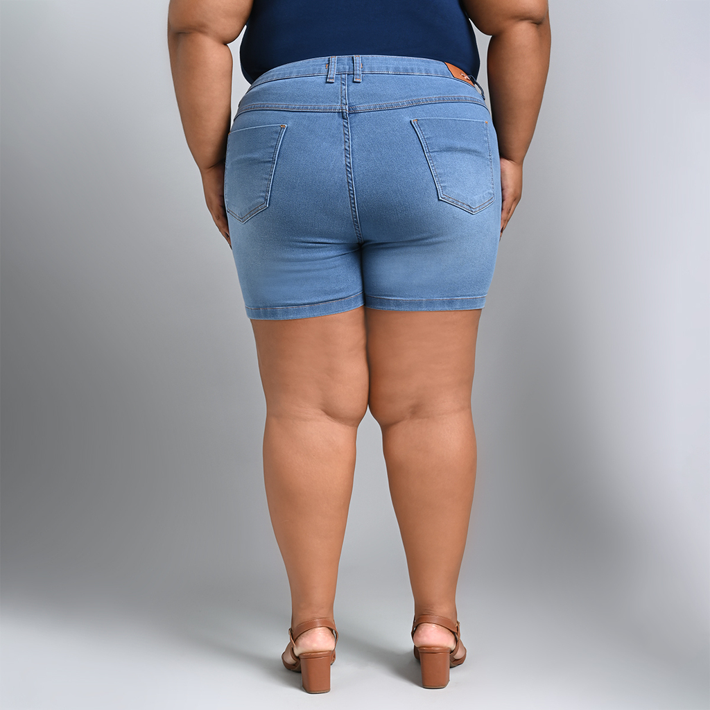 Shorts Saia Jeans Plus Size - 39183