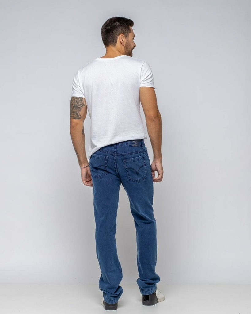 Calça Jeans Masculina Reta - 37206