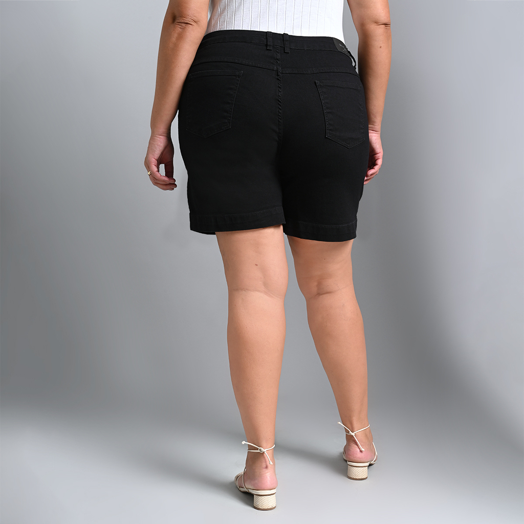 Bermuda Feminina Meia Coxa Plus Size - 39205