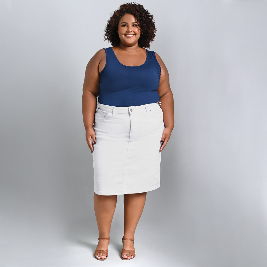 Saia Plus Size Básica El - 39265