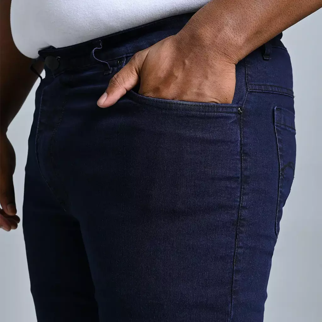 Calça Jeans Masculina Básica Plus Size - 37160