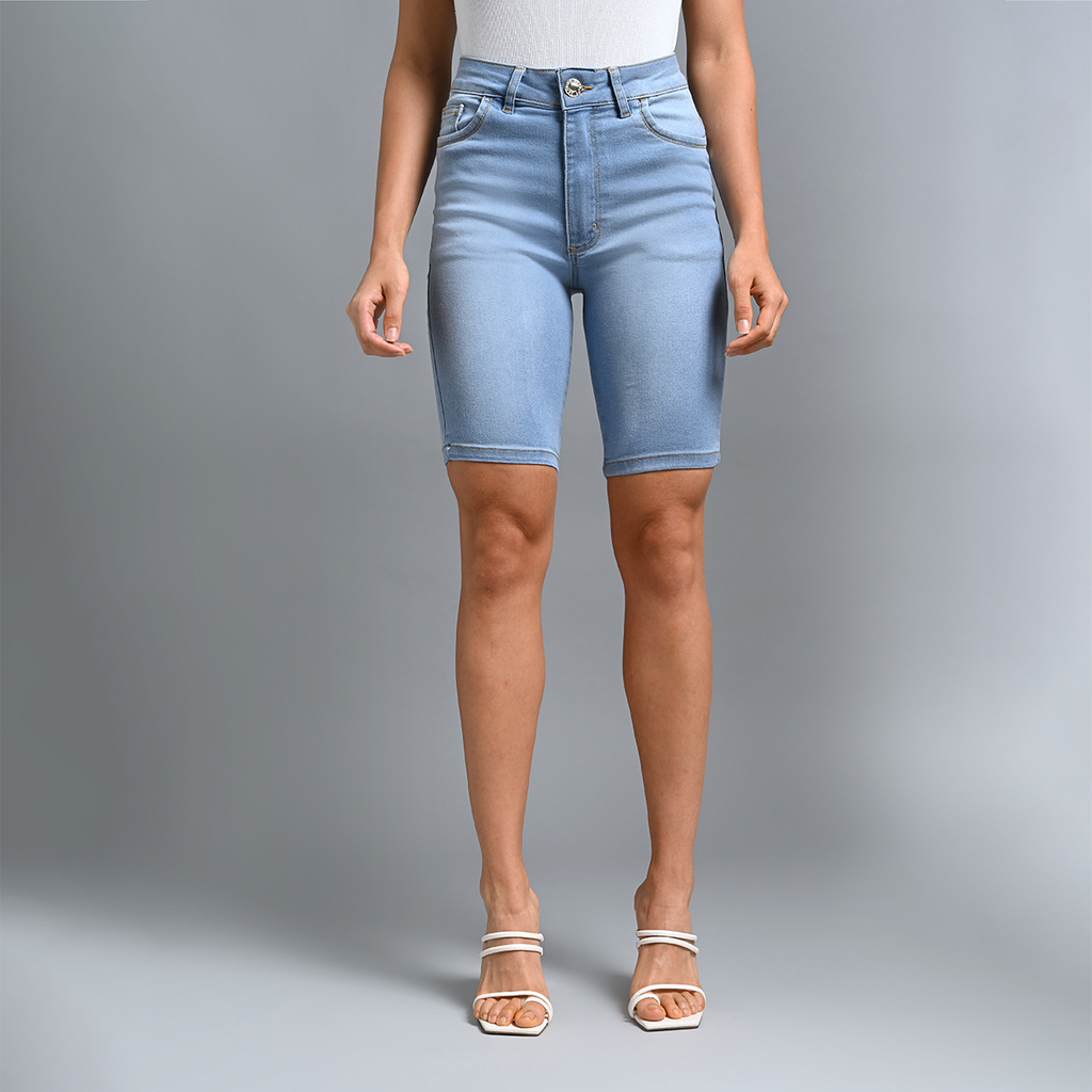 Bermuda Jeans Ciclista Regular - 39247