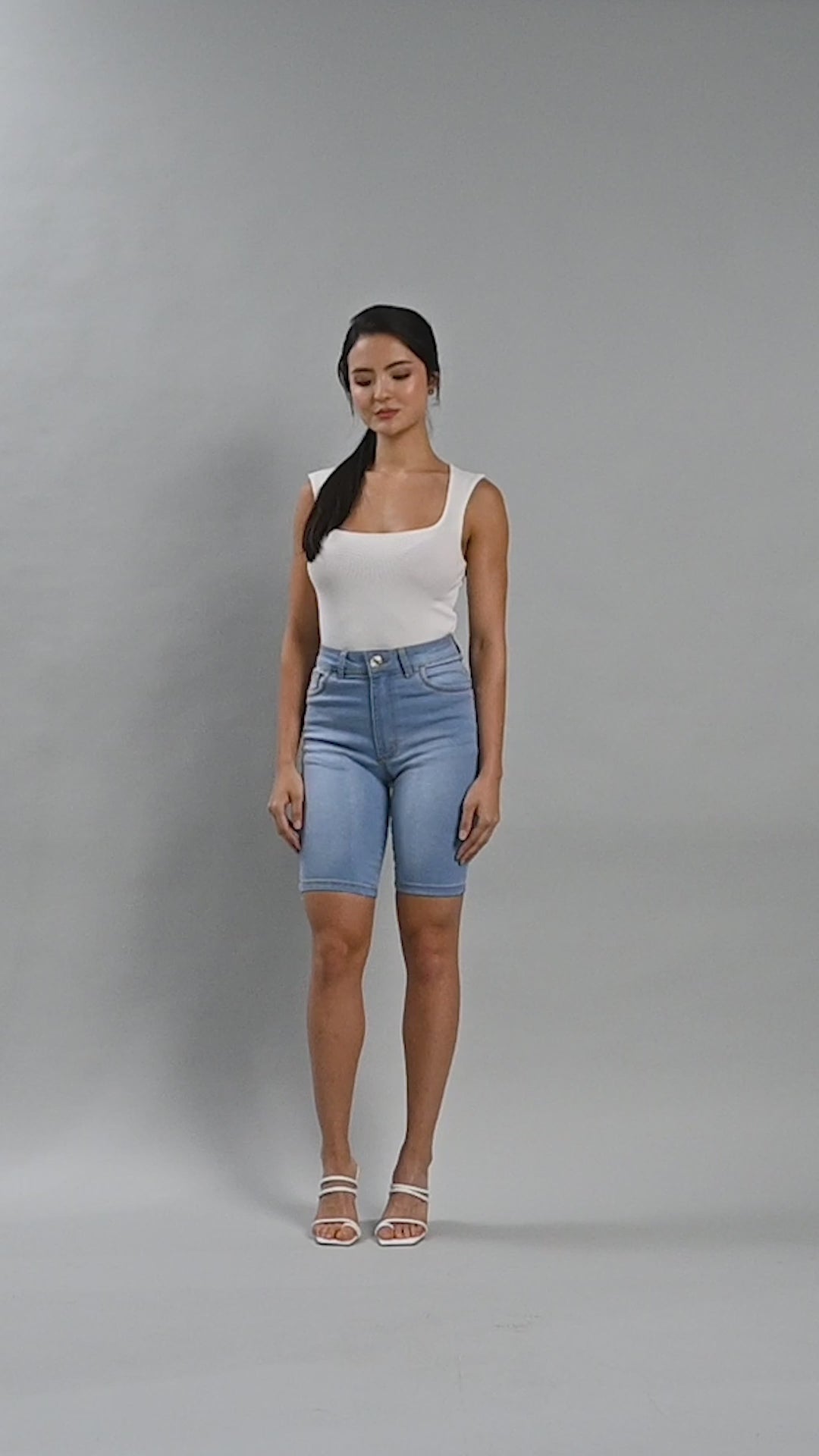 Bermuda Jeans Ciclista Regular - 39247