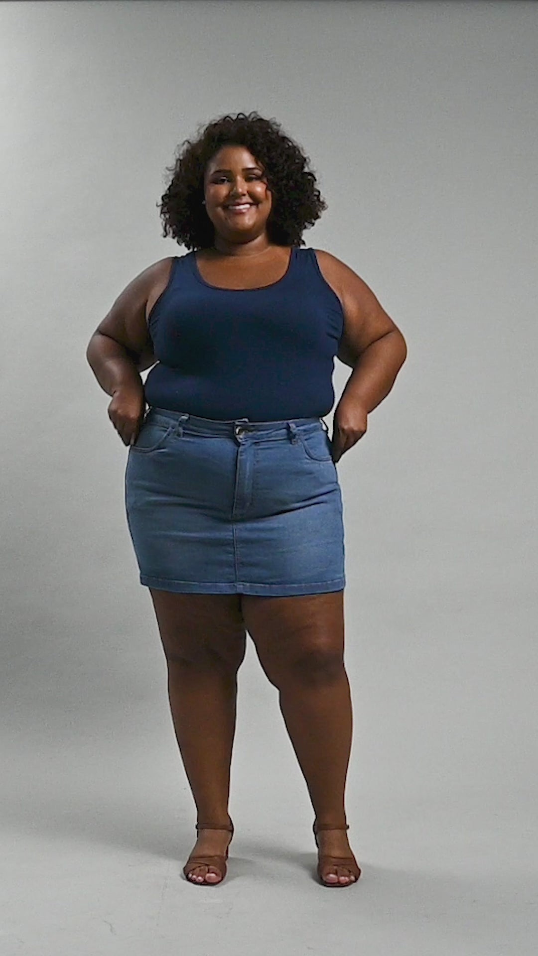 Shorts Saia Jeans Plus Size - 39183